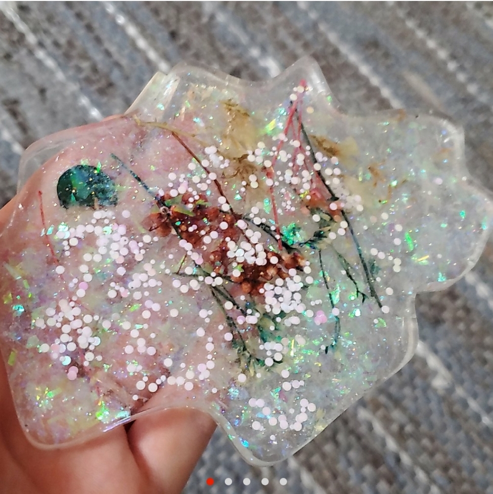 Resin coasters